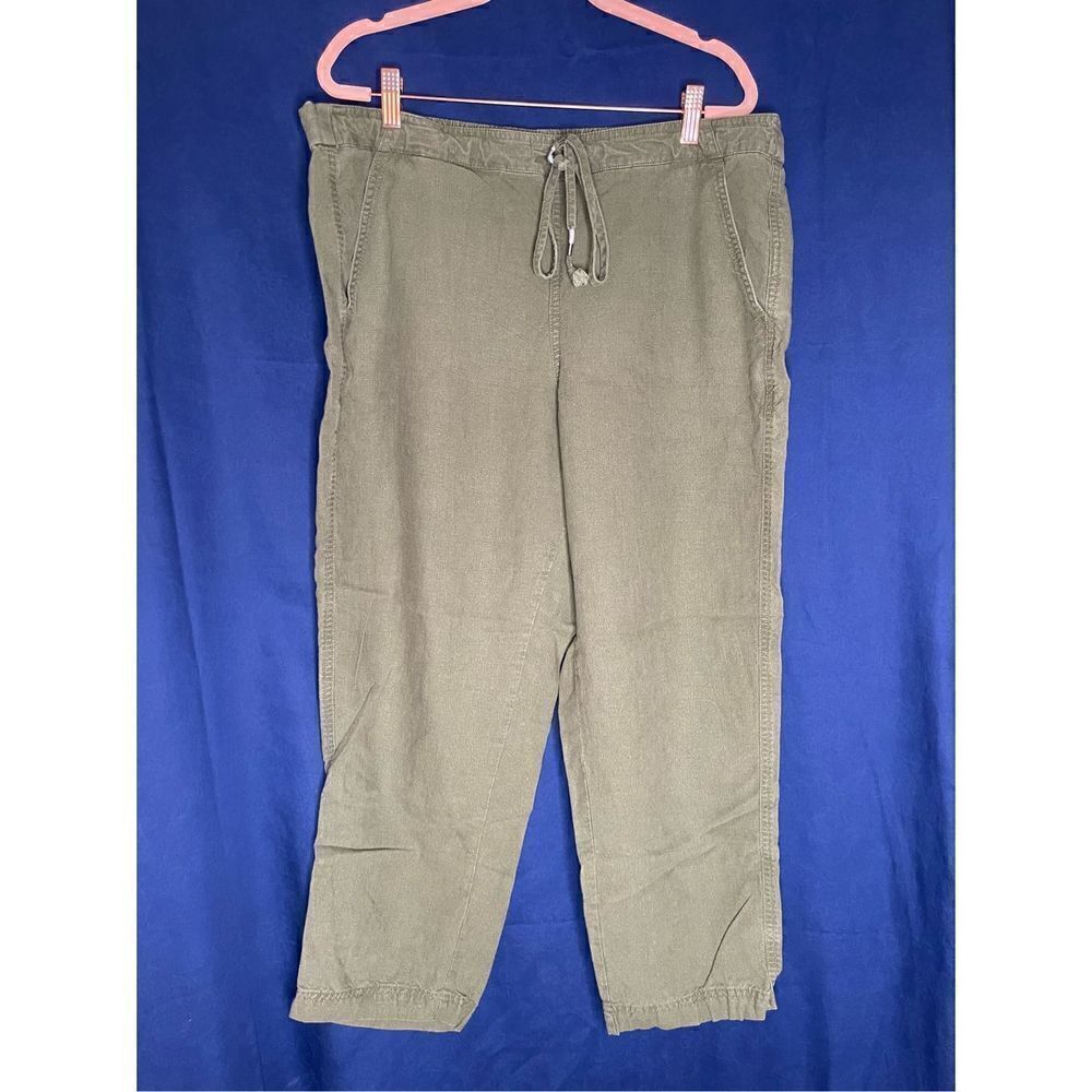 J. Crew linen drawstring pants L